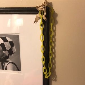 J Crew Yellow Chain Necklace